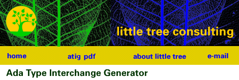 Ada Type Interchange Generator